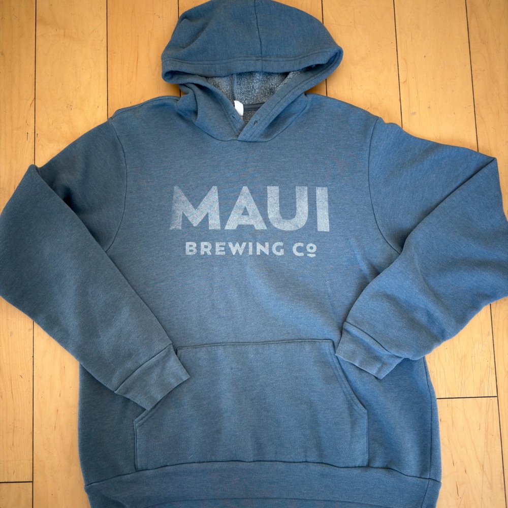 Bella Canvas Blue Kids Pullover Hoodie with 'MAUI' Logo